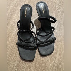 Reformation Heel Black